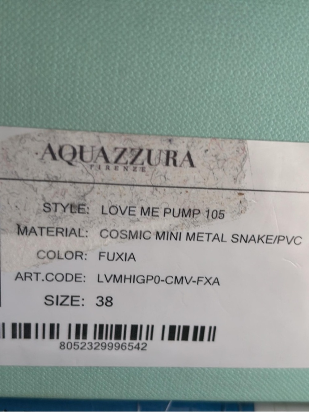 Aquazzura Love Me Pumps Size 38 - Picture 6 of 6